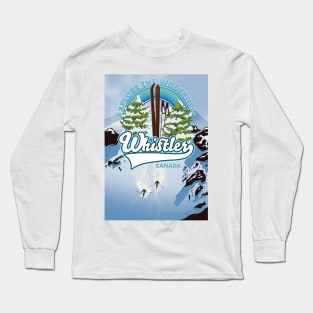 For an adventure Whistler ski poster Long Sleeve T-Shirt